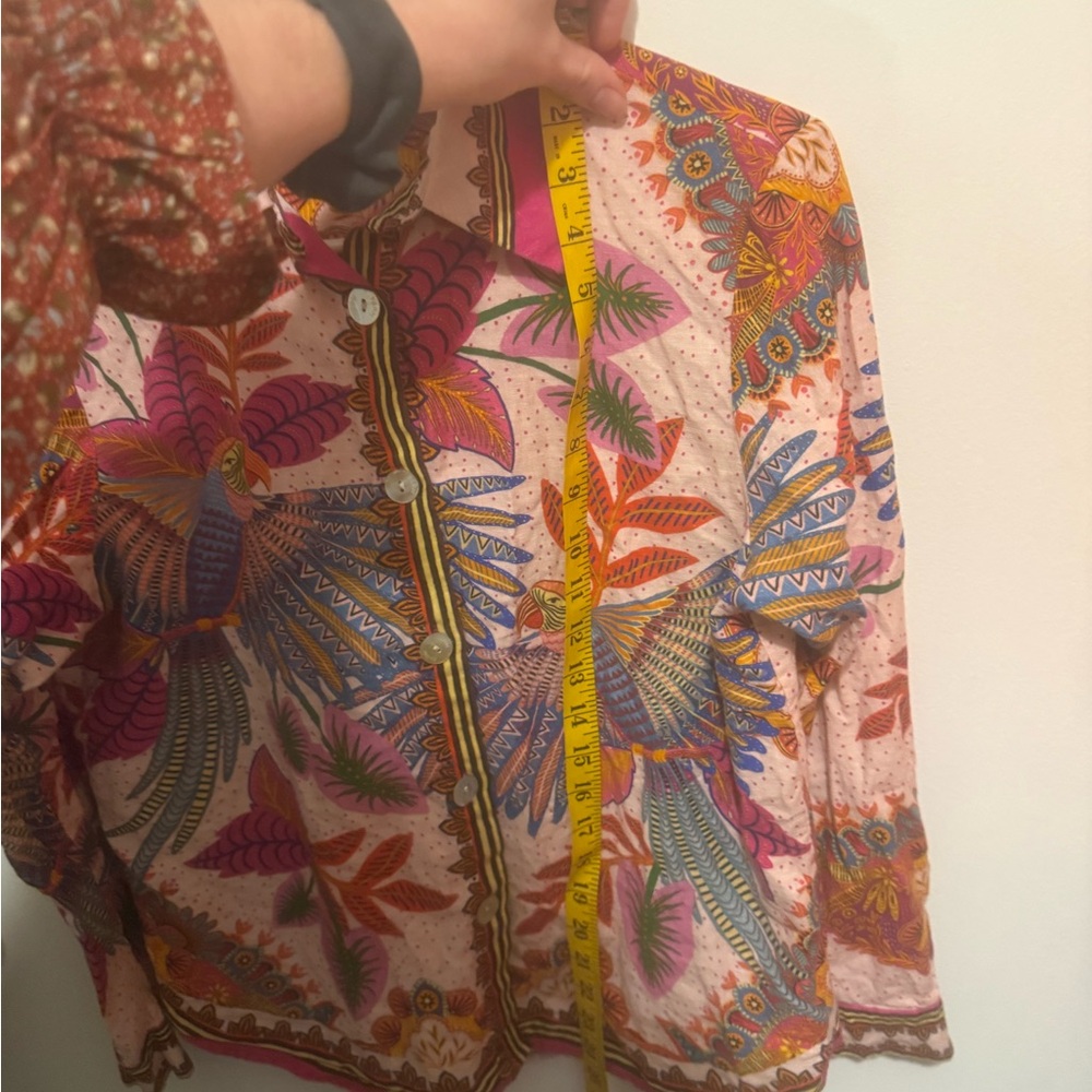 Farm Rio XS button down top - Picture 2 of 8